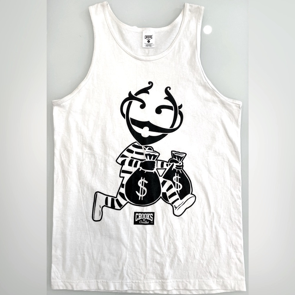 *NEW* Crooks & Castles Money Bags Graphic Tank Top